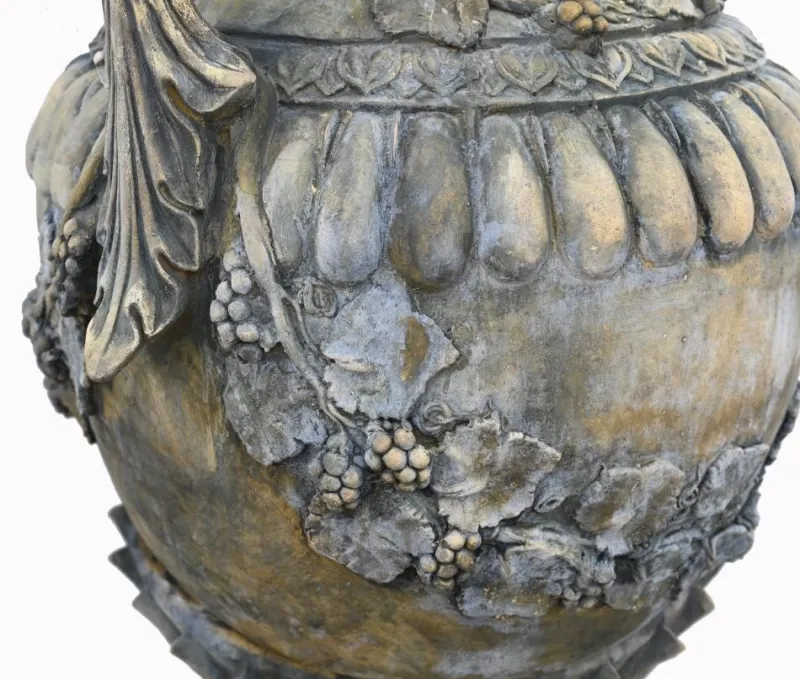 Discount Pamono Classical English Amphora Stone Garden Vases, Set of 2