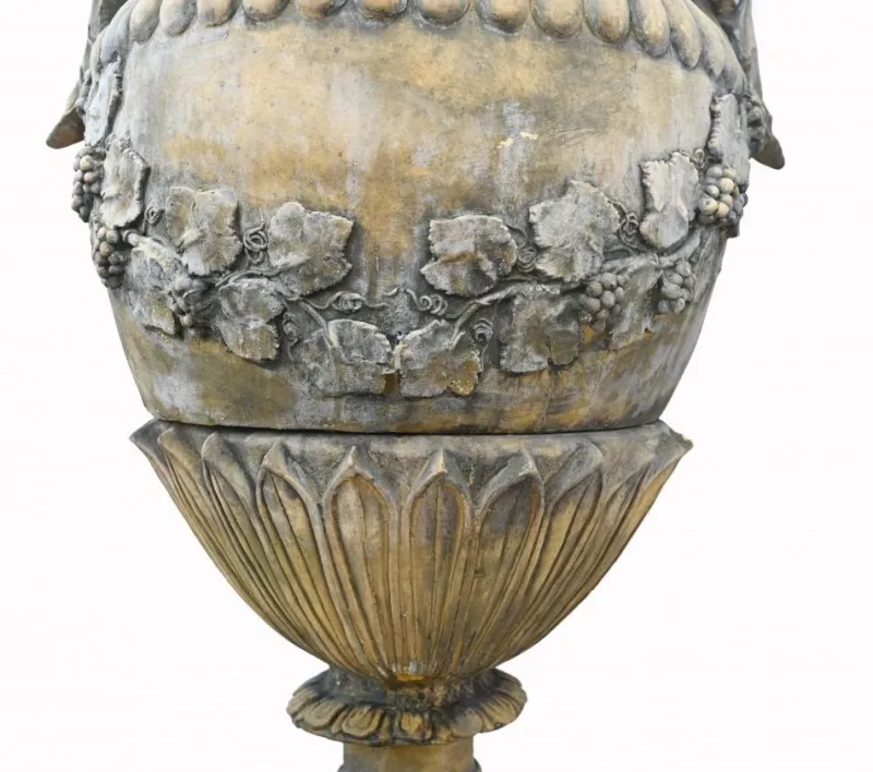 Discount Pamono Classical English Amphora Stone Garden Vases, Set of 2