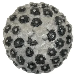 Pamono Clear and Black Flowers Flush Mount in Murano Glass by Simoeng> Wall Lights & Sconces