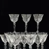 Pamono Clear Crystal Cut Wine Glasses from Peill & Putzler, Germany, 1970s> Glassware