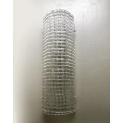 Discount Pamono Clear Diamanted Rectangular Murano Glass Wall Sconce by Simoeng