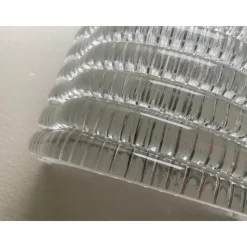 Discount Pamono Clear Diamanted Rectangular Murano Glass Wall Sconce by Simoeng