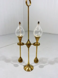 Pamono Clear Drops Oil Lamp by Freddie Andersen, 1970s> Candleholders