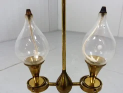 Pamono Clear Drops Oil Lamp by Freddie Andersen, 1970s><noscript><img width=
