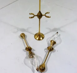 Pamono Clear Drops Oil Lamp by Freddie Andersen, 1970s><noscript><img width=