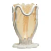 Best Pamono Clear, Matt White Indian Summer Vase by Gaetano Pesce for Fish Design