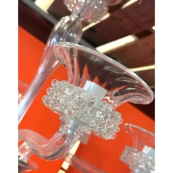 Pamono Clear Rostrato Murano Glass Chandelier by Simoeng><noscript><img width=