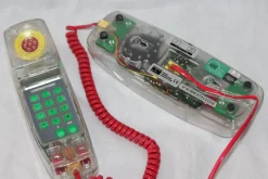 Pamono Clear Transparent Land Line Phone, France, 1995> Electronics