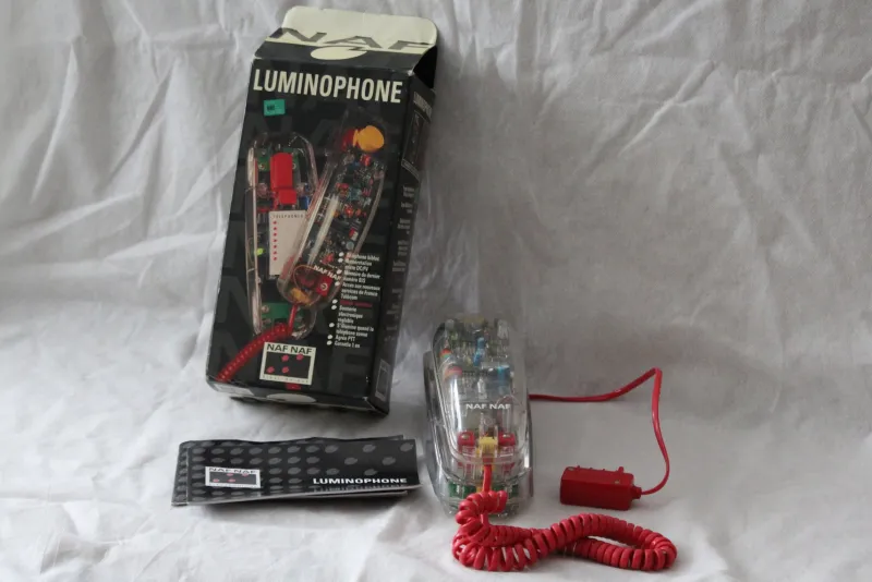 Pamono Clear Transparent Land Line Phone, France, 1995> Electronics
