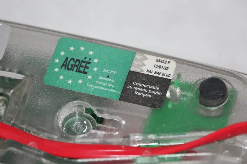Pamono Clear Transparent Land Line Phone, France, 1995> Electronics