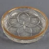 Pamono Clear-Cut Crystal Bowl with Gilt Edge by Fabergé, 1940s> Bowls