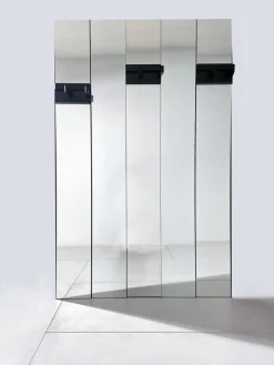 Pamono Clothes Hanger Panel with Mirror, 1999> Racks, Hooks & Valets
