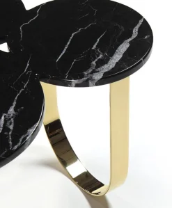 Discount Pamono Cloud Coffee Table in Marble and Mirror Polished Brass by Barberini & Gunnell