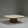 Pamono Clover Travertine Coffee Table, Italy, 1970s> Coffee & Side Tables