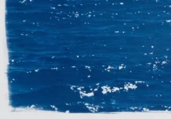 Pamono Coastal Blue Cyanotype of Day Time Seascape Nautical Painting Shore, 2020><noscript><img width=