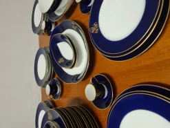 Pamono Cobalt Blue Dinnerware Set from Limoges, 1960s, Set of 68><noscript><img width=