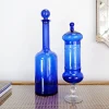 Pamono Cobalt Blue Glass Bottles, Set of 2> Bottles, Carafes & Jugs