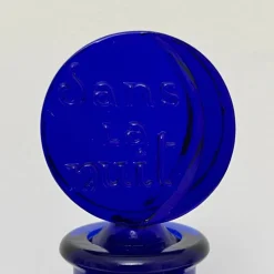 Pamono Cobalt Blue Perfume Bottle by René Lalique><noscript><img width=