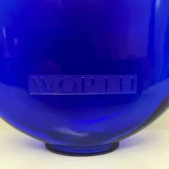 Pamono Cobalt Blue Perfume Bottle by René Lalique><noscript><img width=