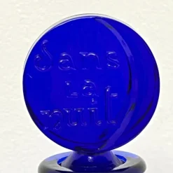 Pamono Cobalt Blue Perfume Bottle by René Lalique><noscript><img width=