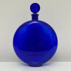 Pamono Cobalt Blue Perfume Bottle by René Lalique><noscript><img width=