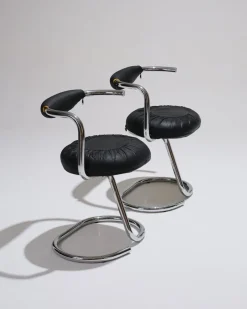New Pamono Cobra Chairs by Giotto Stoppino, 1970s, Set of 2