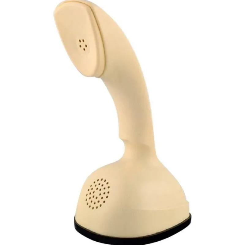 Pamono Cobra Phone in Cream-Colored Plastic with Turntable at the Bottom from Ericsson, 1960s