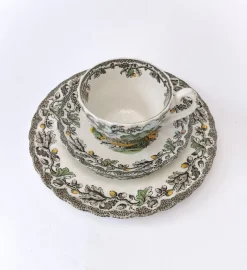 Pamono Coffee and Tea Service Country Life by Myott, 1960, Set of 21><noscript><img width=