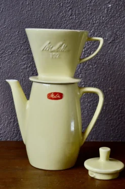Pamono Coffee Maker and Filter from Melitta, Set of 3><noscript><img width=
