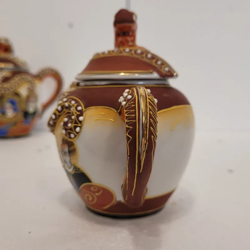 Online Pamono Coffee or Tea Cups in Satsuma Porcelain, 1930s, Set of 15