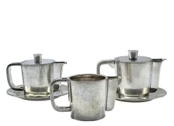 Pamono Coffee Pots, Plates and Milk Jug by Gio Ponti for Krupp, Italy, 1950s, Set of 5> Dinnerware Accessories