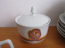 Pamono Coffee Service from Bareuther Waldsassen Bavaria, 1970s, Set of 20><noscript><img width=