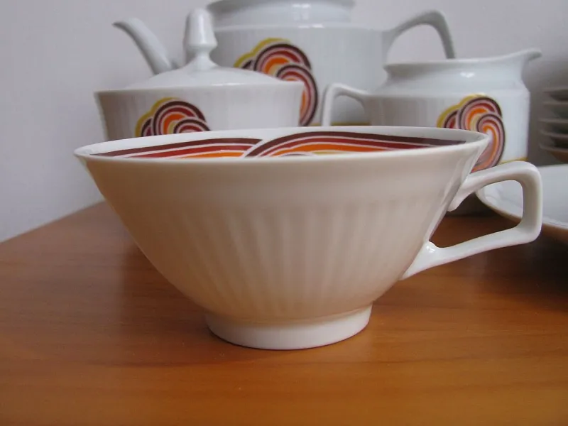 Pamono Coffee Service from Bareuther Waldsassen Bavaria, 1970s, Set of 21> Coffee & Tea Service