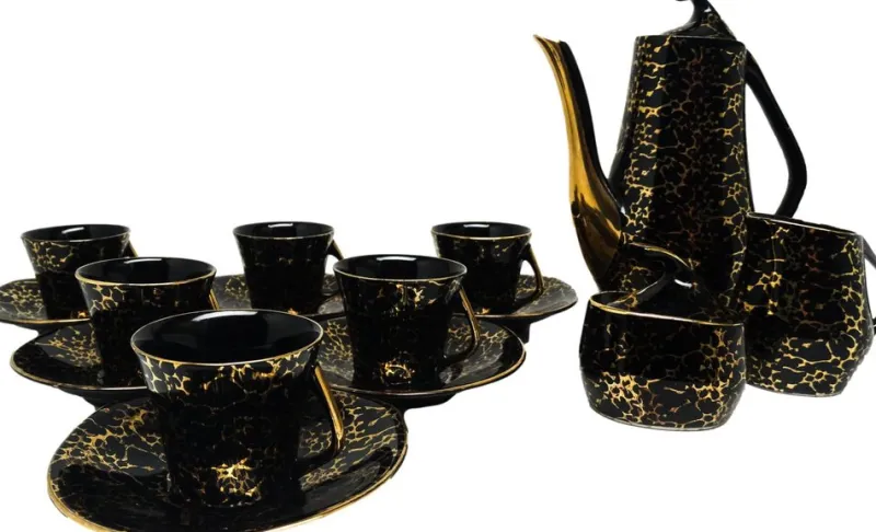 Pamono Coffee Set Iza from J. September, Chodzież, Poland, 1960s> Coffee & Tea Service