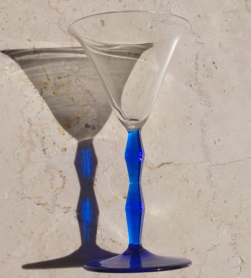 Pamono Collector's Glasses attributed to Joseph Hoffman and Venini, 1920s, Set of 2> Glassware