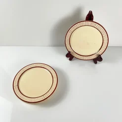 Outlet Pamono Colmar Dessert Plates from Longchamp, 1930s, Set of 6