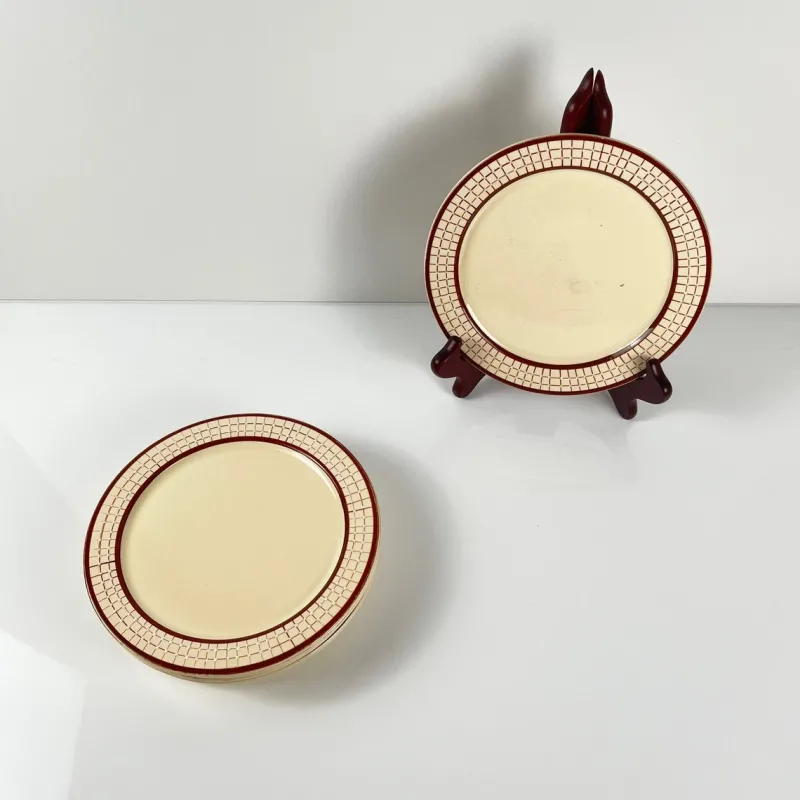 Outlet Pamono Colmar Dessert Plates from Longchamp, 1930s, Set of 6