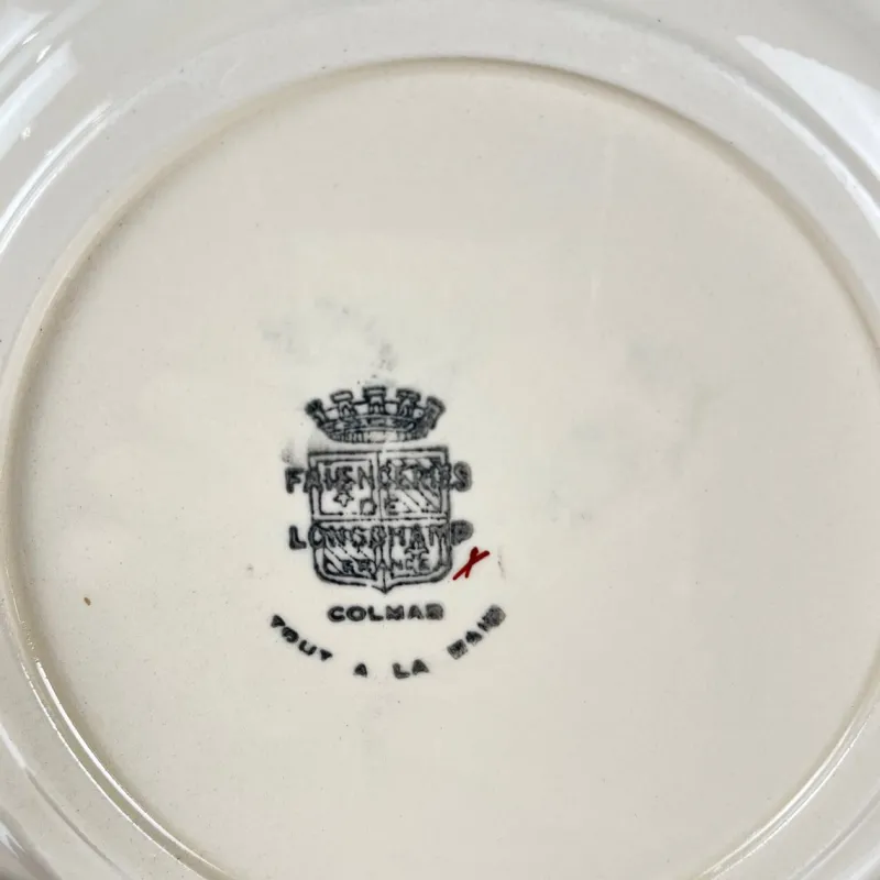 Outlet Pamono Colmar Dessert Plates from Longchamp, 1930s, Set of 6