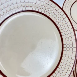 Pamono Colmar Dinner Plates from Longchamp, 1930s, Set of 4><noscript><img width=