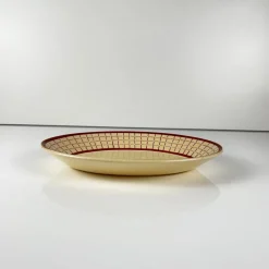 Pamono Colmar Trays with Geometric Patterns from Longchamp, 1930s, Set of 2> Serving Dishes