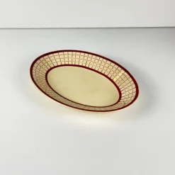 Pamono Colmar Trays with Geometric Patterns from Longchamp, 1930s, Set of 2><noscript><img width=