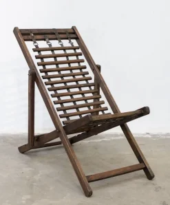 Pamono Colonial Deck Chair in Teak and Iron, 1960s> Garden Seating