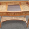 New Pamono Colonial Style Desk with Bamboo Wood