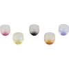 Hot Pamono Colored Water Glasses by Moser for Karlsbad, Czech Republic, 1940s, Set of 5
