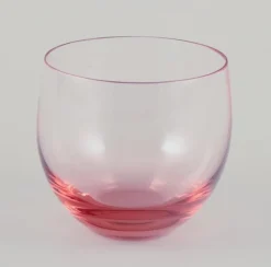 Hot Pamono Colored Water Glasses by Moser for Karlsbad, Czech Republic, 1940s, Set of 5