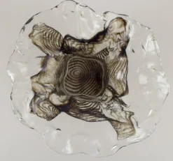 Online Pamono Colossal Vase in Art Glass by Pertti Santalahti for Humppila, 1980s