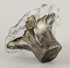 Online Pamono Colossal Vase in Art Glass by Pertti Santalahti for Humppila, 1980s
