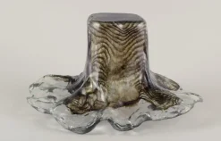 Online Pamono Colossal Vase in Art Glass by Pertti Santalahti for Humppila, 1980s