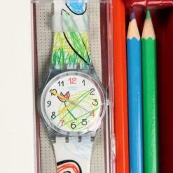 Pamono Colours Swatch Watches, Set of 4><noscript><img width=