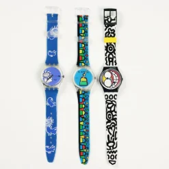 Pamono Colours Swatch Watches, Set of 4><noscript><img width=